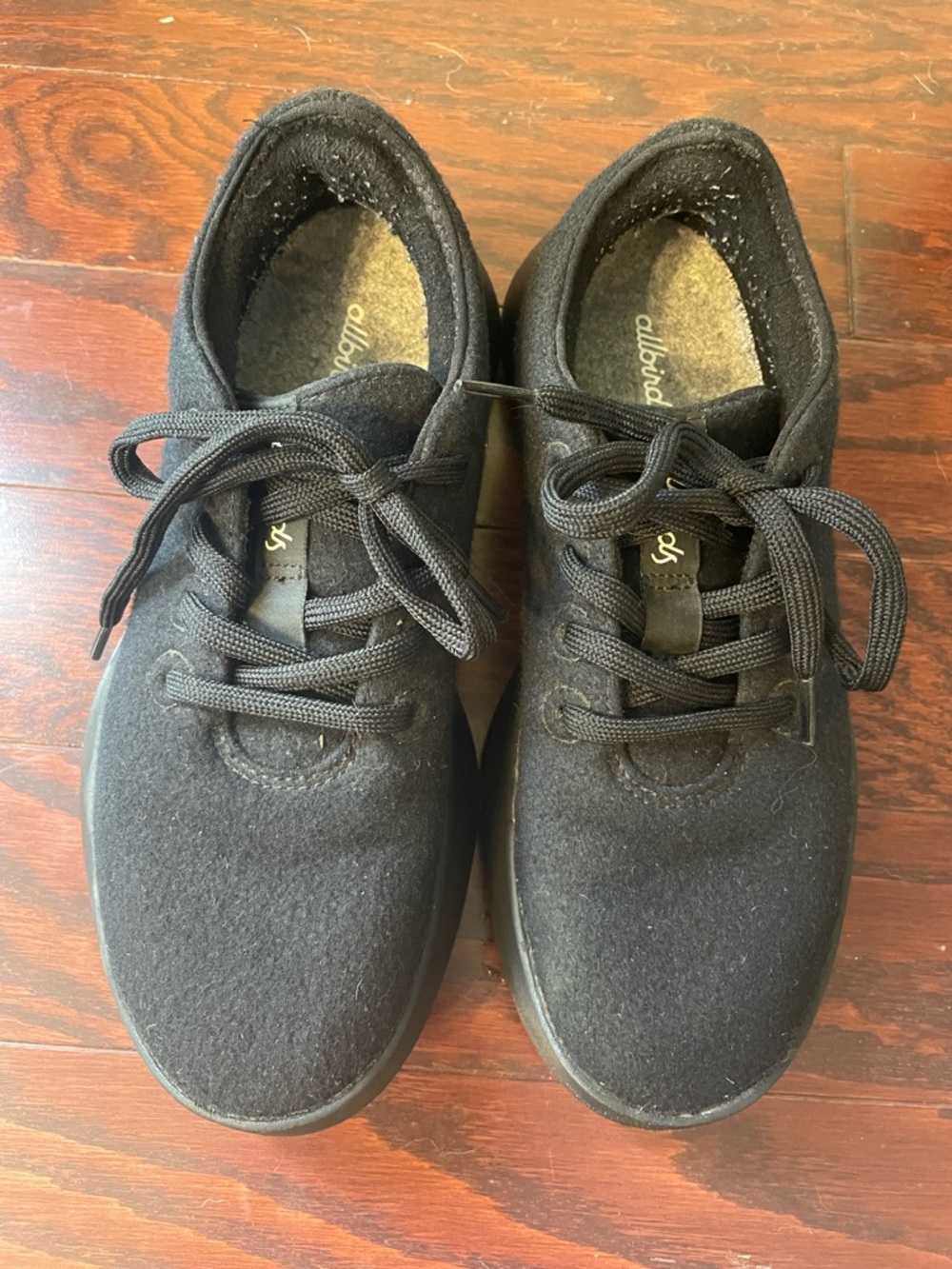 allbirds Black Wool Runner Casual Sneakers